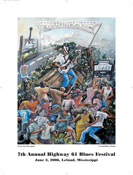 7th Annual Highway 61 Blues Festival Poster