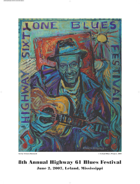 8th Annual Highway 61 Blues Festival Poster