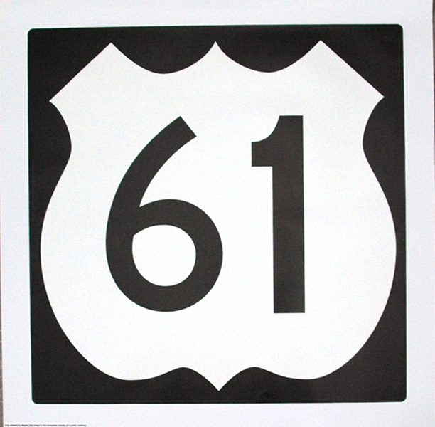 Highway 61 Blues Sign Poster